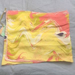 Handmade silk scarf